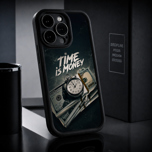 Time Is Money Printed Cover| Available For Every Model