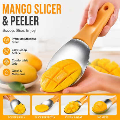 4-in-1 Fruit Peeling Knife — Mango, Avocado & Watermelon Tool