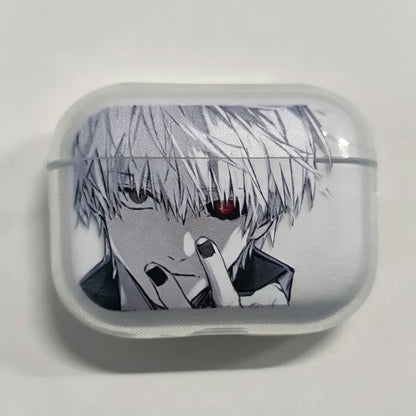 Anime Luxury Tokyo Ghoul Earphone Case For Airpods 4 3 Shockproof Cover For AirPods 4 Pro Pro2 3 Transparent Earphone Cases Bags