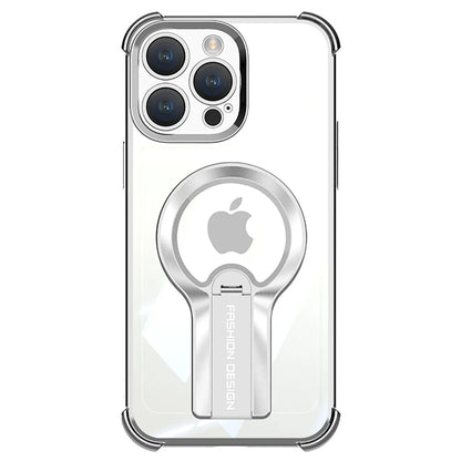 Transparent Magnetic iPhone Case with Stand