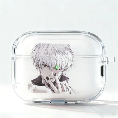 Anime Luxury Tokyo Ghoul Earphone Case For Airpods 4 3 Shockproof Cover For AirPods 4 Pro Pro2 3 Transparent Earphone Cases Bags