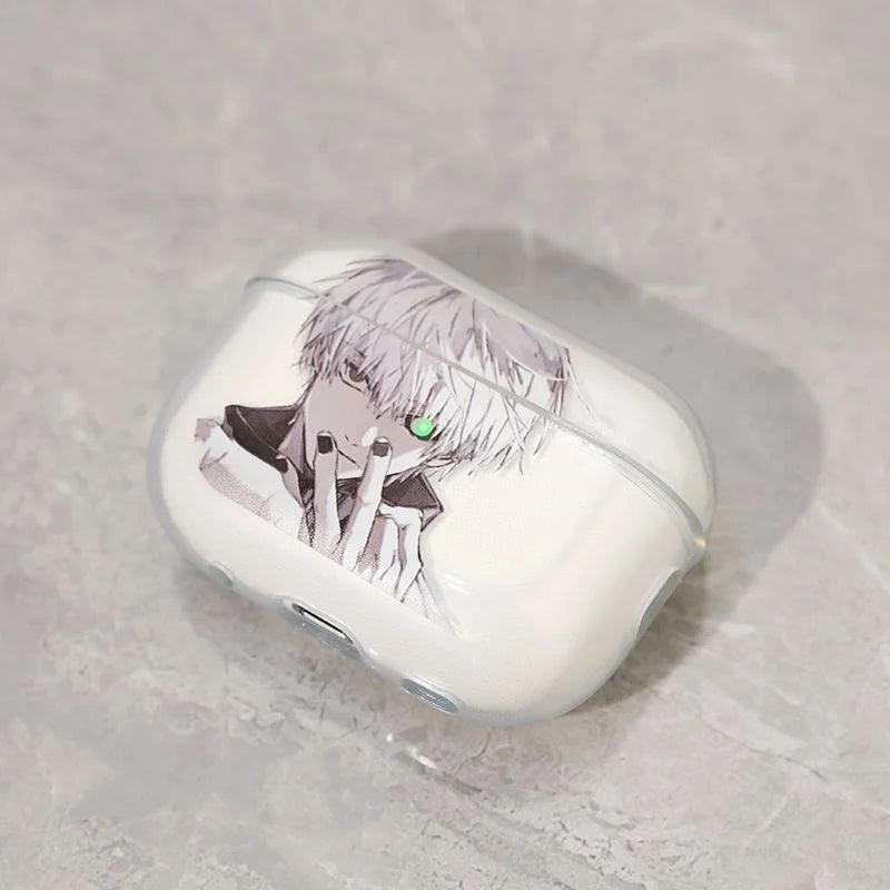 Anime Luxury Tokyo Ghoul Earphone Case For Airpods 4 3 Shockproof Cover For AirPods 4 Pro Pro2 3 Transparent Earphone Cases Bags