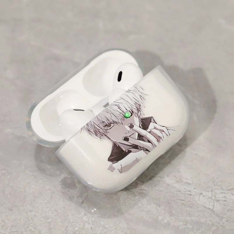 Anime Luxury Tokyo Ghoul Earphone Case For Airpods 4 3 Shockproof Cover For AirPods 4 Pro Pro2 3 Transparent Earphone Cases Bags