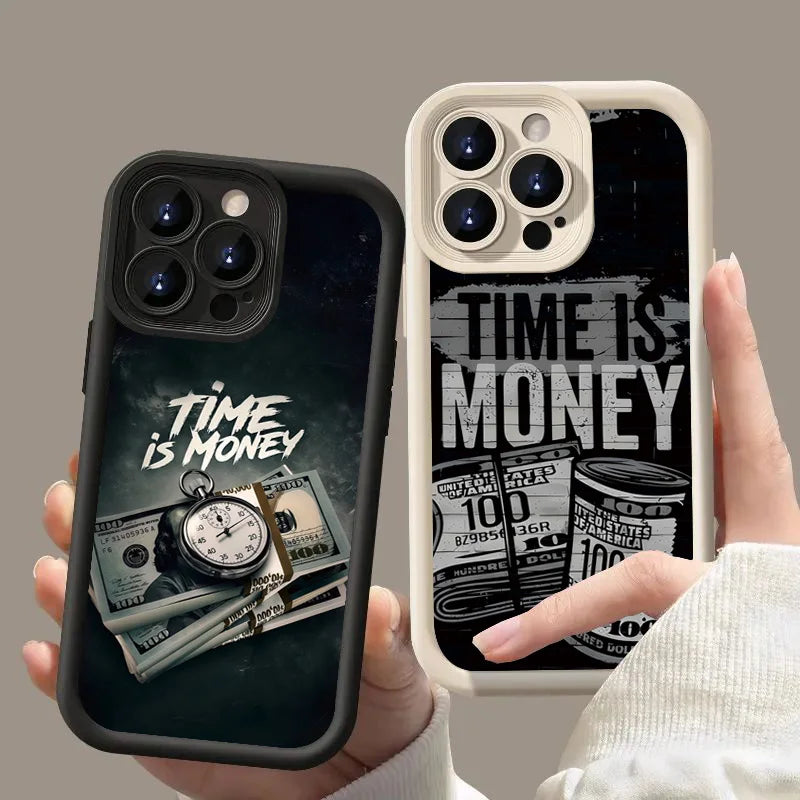 Time Is Money Printed Cover| Available For Every Model