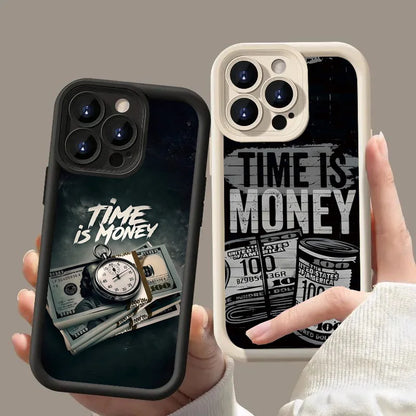 Time Is Money Printed Cover| Available For Every Model