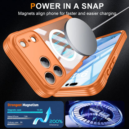 Crystal Clear Magnetic Case for iPhone 17