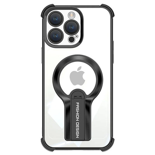 Transparent Magnetic iPhone Case with Stand