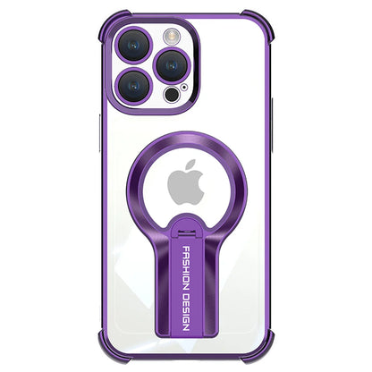Transparent Magnetic iPhone Case with Stand